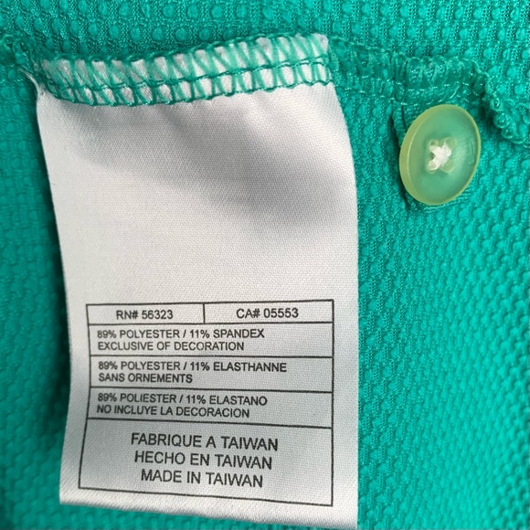 Nike Golf Polo Fit Dry Green Short Sleeve Size XL - Picture 6 of 6